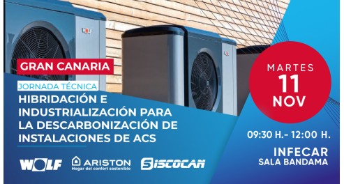 Soluciones híbridas para descarbonización en instalaciones ACS