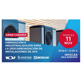 Soluciones híbridas para descarbonización en instalaciones ACS