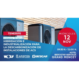 Soluciones híbridas para descarbonización en instalaciones ACS