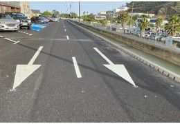 Bordillo drenante de ACO en el aeropuerto de Tenerife Norte